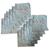 Made in the USA Paisley  Bandanas - 12 Pack, 22" x 22", 100% Cotton