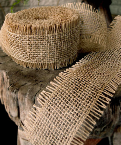 Frayed Burlap Ribbons