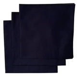 Made in the USA Solid  Bandanas - 3 Pack, 22" x 22", 100% Cotton