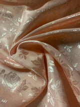 Satin Brocade Jacquard Fabric by the Yard