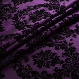 Flocked Damask Taffetta