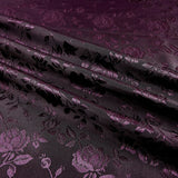 Satin Brocade Jacquard Fabric by the Yard