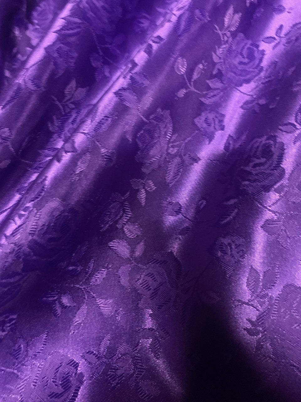 Satin Brocade Jacquard Fabric by the Yard