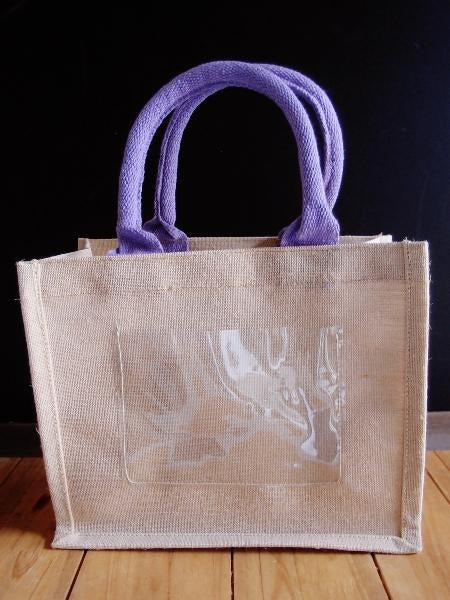 Mini Jute Blend Tote Bags