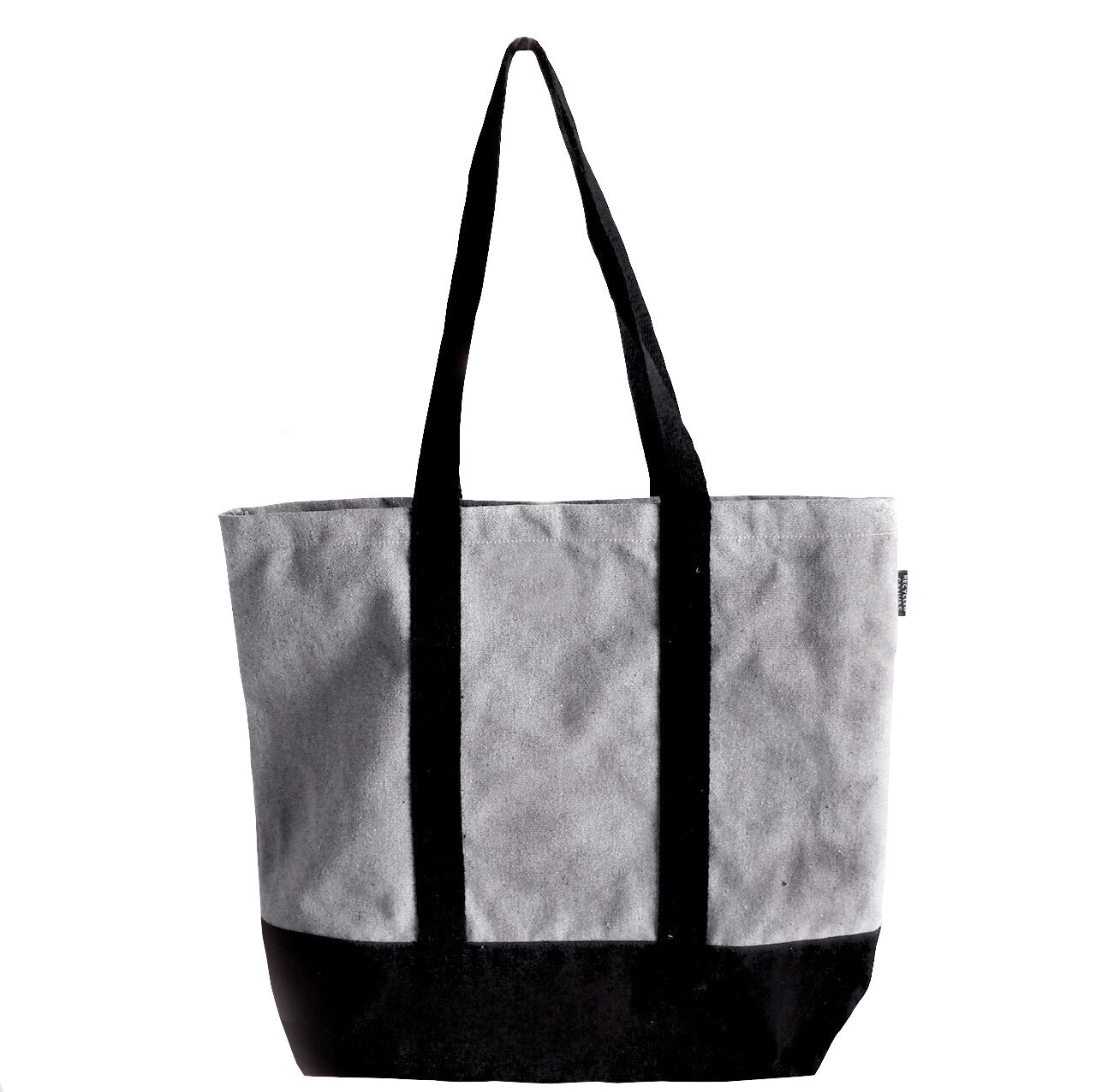 Gusset Grey Recycled Canvas Tote - 18 Inch Wide  x 15 inch High x 5¾ inch gusset