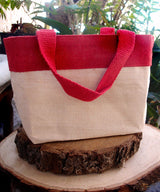 Jute/Cotton Tote Bag