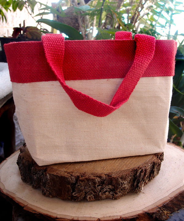 Jute/Cotton Tote Bag