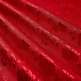 Satin Brocade Jacquard Fabric by the Yard