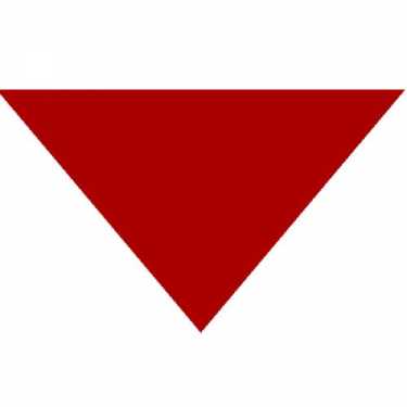 Red Triangle Bandanas 22" x 22" x 30" (12 Pack)