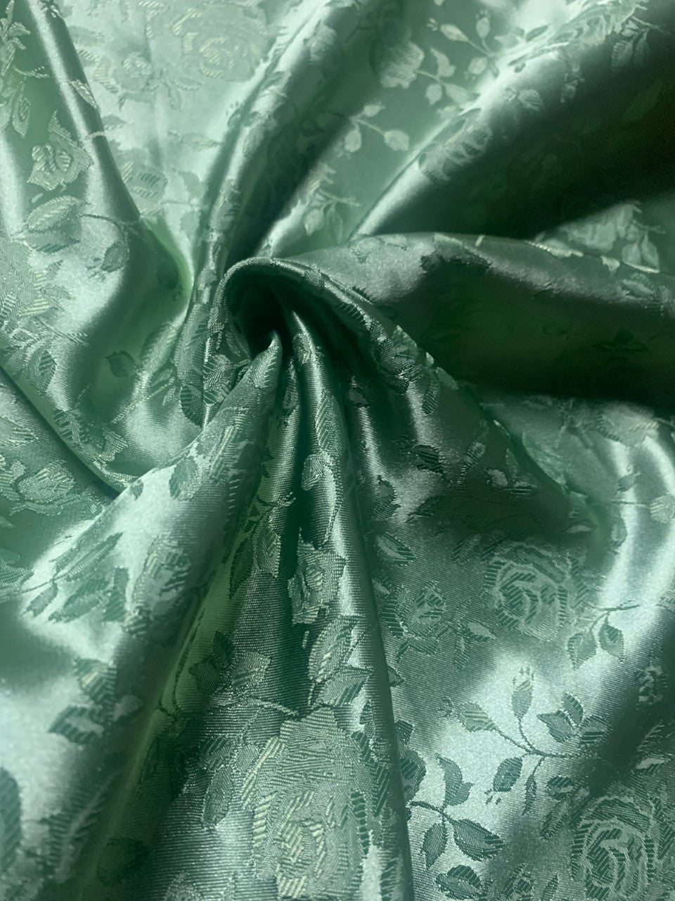 Satin Brocade Jacquard Fabric by the Yard