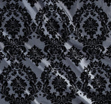 Flocked Damask Taffetta