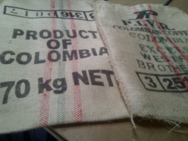 Used Burlap Coffee Bag