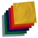 Made in the USA Solid  Bandanas - 6 Pack, 22" x 22", 100% Cotton