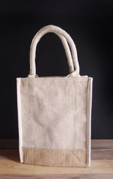 Burlap Juco Tote Bag with Accents