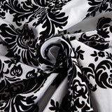 Flocked Damask Taffetta