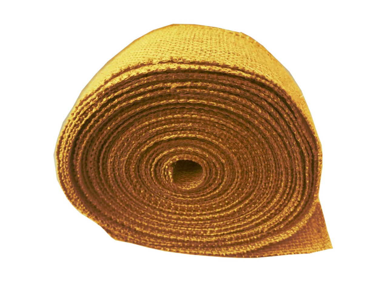 2" Yellow Burlap Ribbon - 10 Yards (Serged) Made in USA