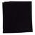 14" x 14" Black Bandana Solid Color 100% Cotton