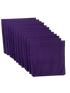 Made in the USA Solid Purple Bandanas 12 Pk, 22" x 22" Cotton